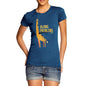 Women's Funny Giraffe Hashtag Long Problem T-Shirt