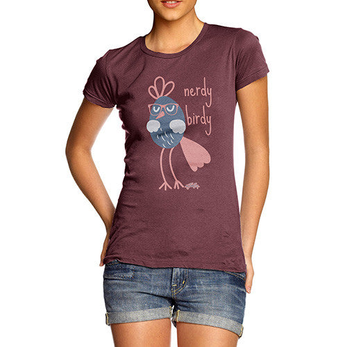 Women's Funny Nerdy Birdy T-Shirt