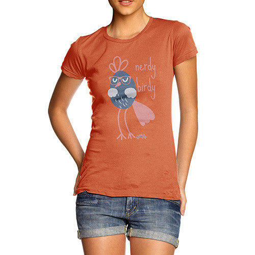 Women's Funny Nerdy Birdy T-Shirt