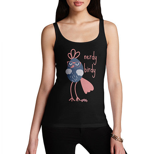 Women's Funny Nerdy Birdy Tank Top