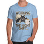 Men's Funny Bat Working The Night Shift T-Shirt