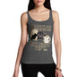 Women's Funny Bat Working The Night Shift Tank Top