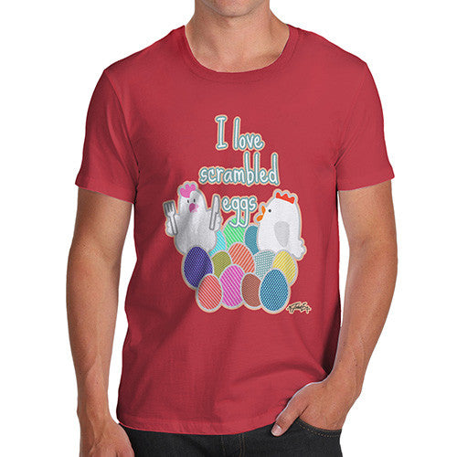 Men's I Love Scrambled Eggs T-Shirt