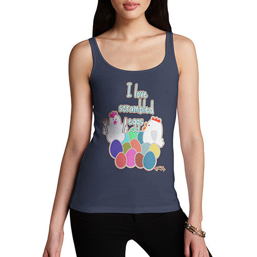 Women's I Love Scrambled Eggs Tank Top