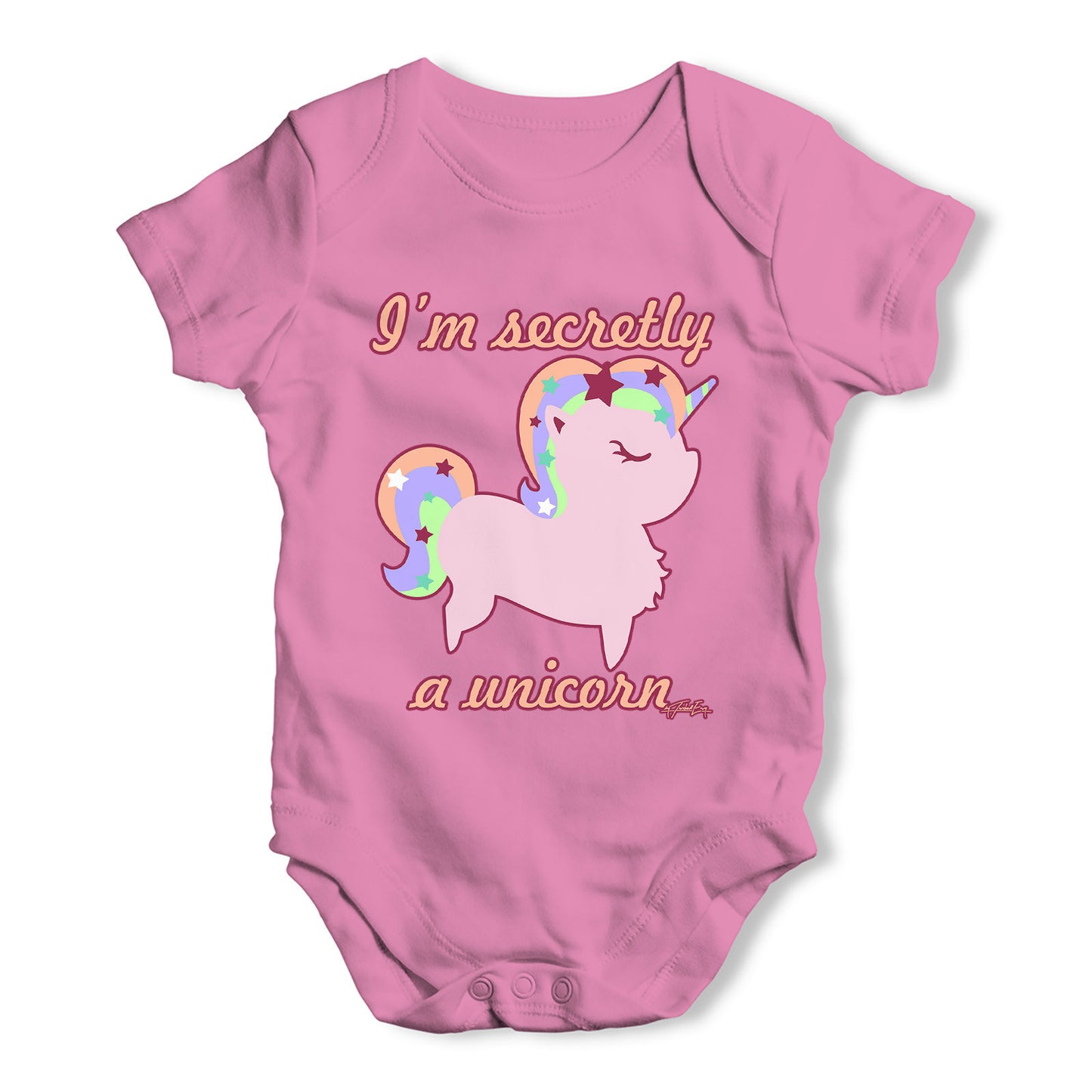 I'm Secretly A Unicorn Baby Grow Bodysuit