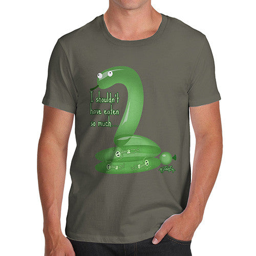 Men's Snake I Shouldn't Have Eaten So Much T-Shirt