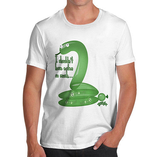 Men's Snake I Shouldn't Have Eaten So Much T-Shirt