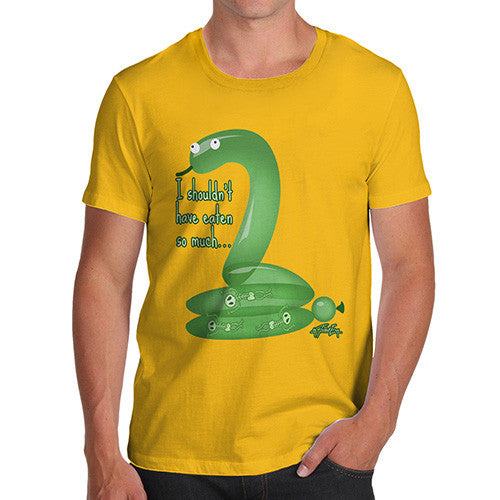 Men's Snake I Shouldn't Have Eaten So Much T-Shirt