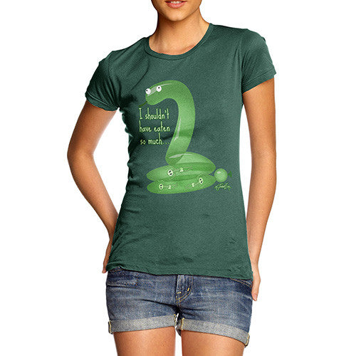 Women's Snake I Shouldn't Have Eaten So Much T-Shirt