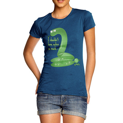 Women's Snake I Shouldn't Have Eaten So Much T-Shirt