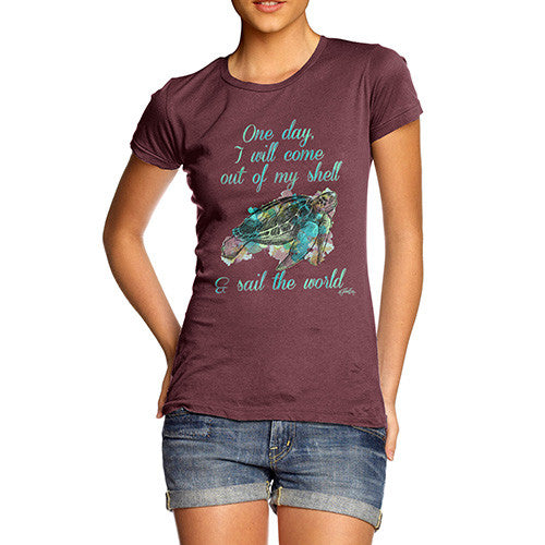 Women's One Day I will come Out Of My Shell T-Shirt