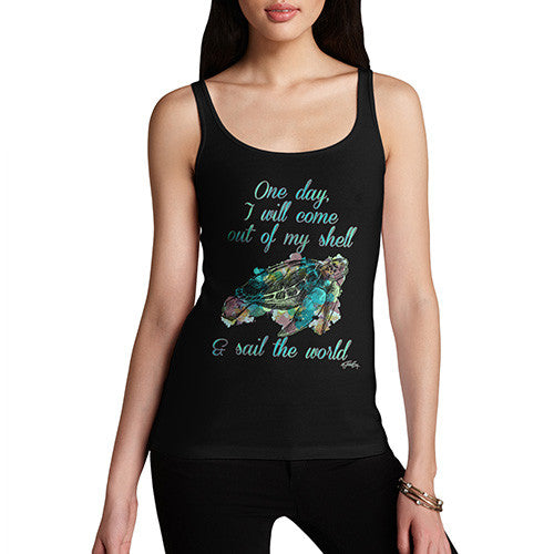 Women's One Day I will come Out Of My Shell Tank Top