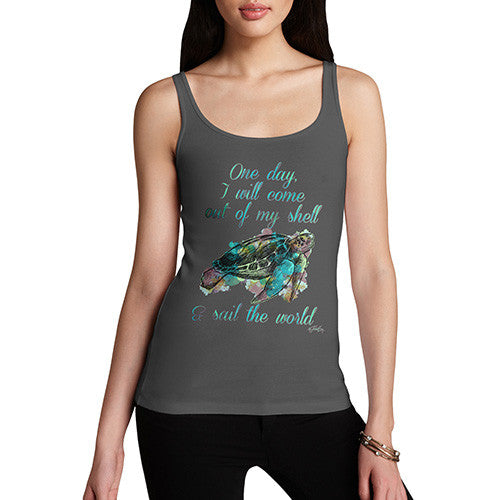 Women's One Day I will come Out Of My Shell Tank Top