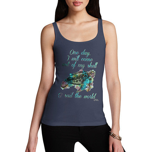 Women's One Day I will come Out Of My Shell Tank Top