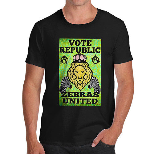 Men's Vote Republic Zebras United T-Shirt