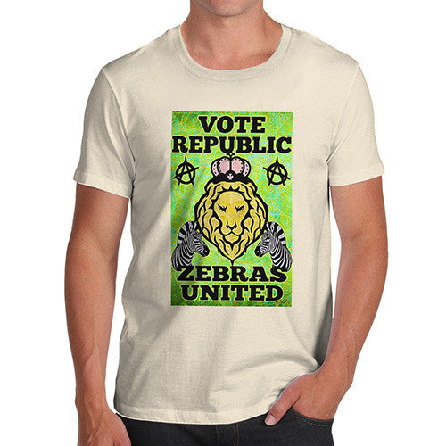 Men's Vote Republic Zebras United T-Shirt