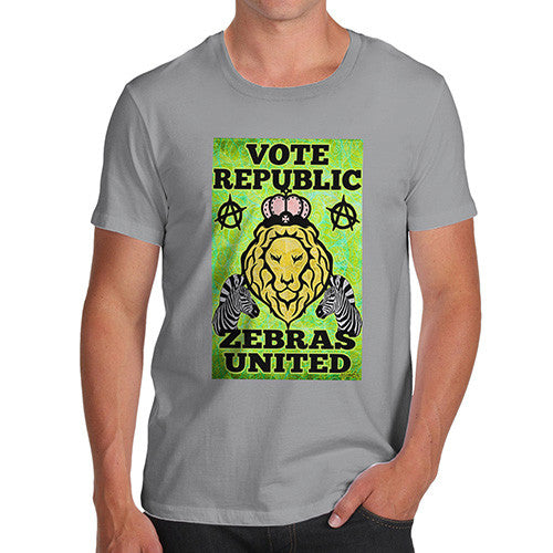 Men's Vote Republic Zebras United T-Shirt