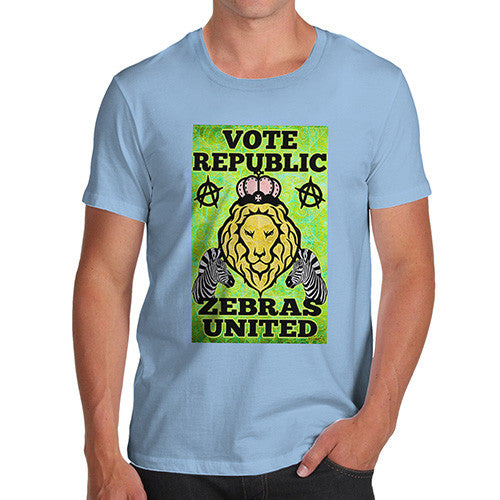 Men's Vote Republic Zebras United T-Shirt