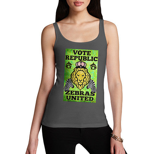 Women's Vote Republic Zebras United Tank Top