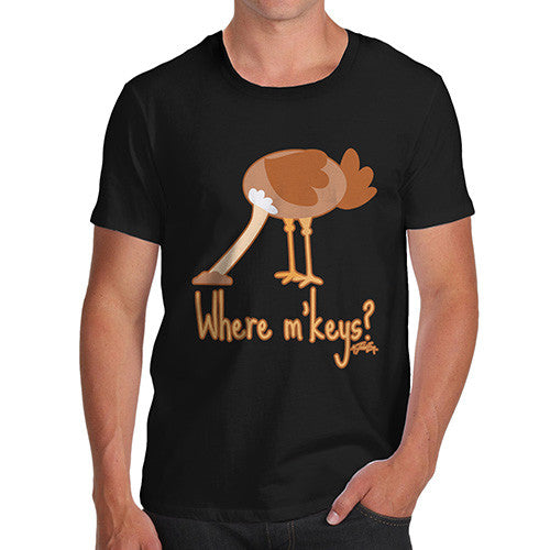 Men's Ostrich Where's My Keys T-Shirt