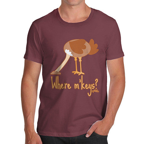 Men's Ostrich Where's My Keys T-Shirt