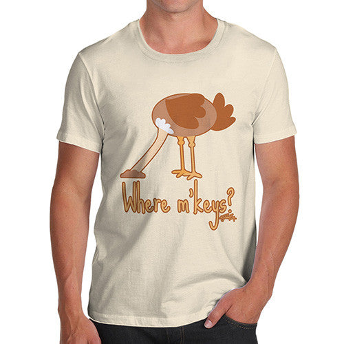 Men's Ostrich Where's My Keys T-Shirt