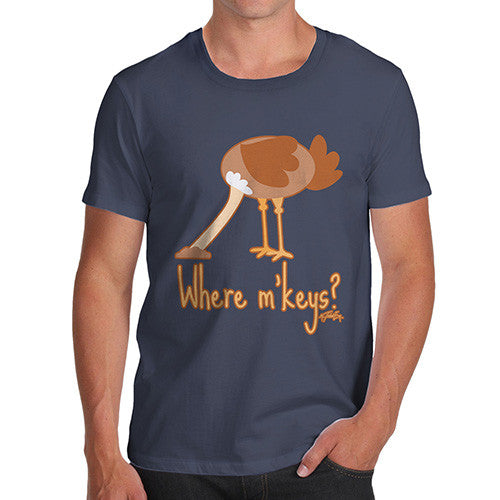 Men's Ostrich Where's My Keys T-Shirt