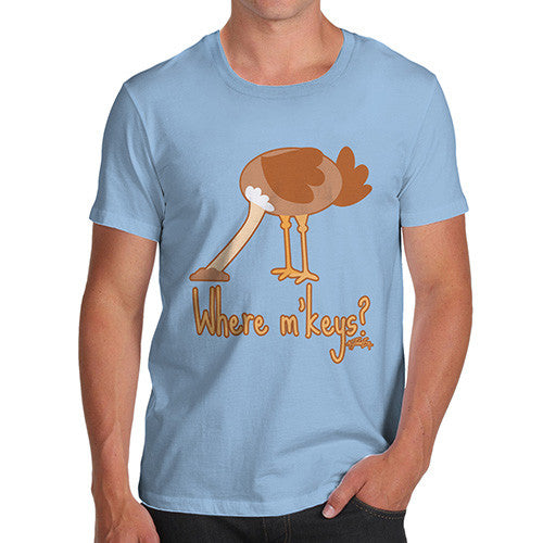 Men's Ostrich Where's My Keys T-Shirt