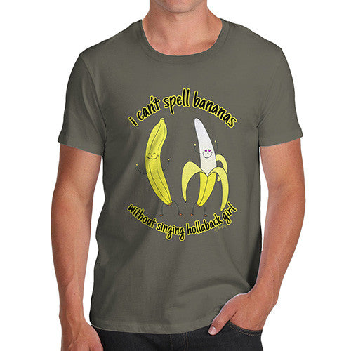 Men's I Can't Spell Bananas T-Shirt