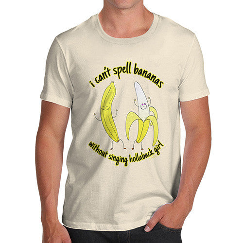 Men's I Can't Spell Bananas T-Shirt