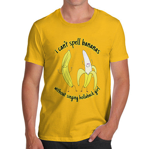 Men's I Can't Spell Bananas T-Shirt