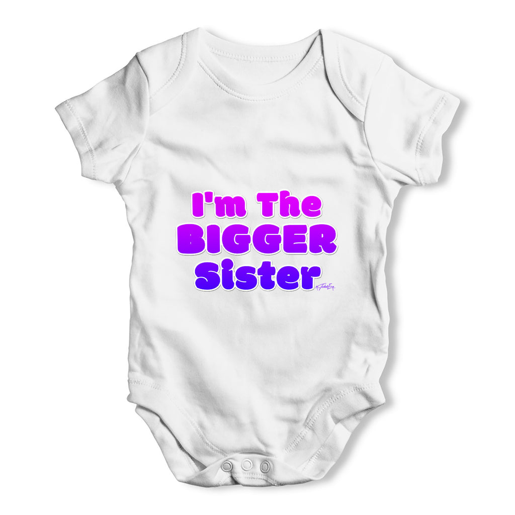 I'm The Bigger Brother Baby Grow Bodysuit