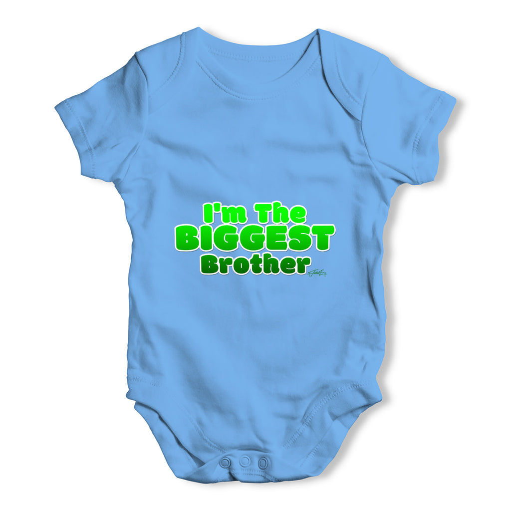 I'm The Biggest Brother Baby Grow Bodysuit