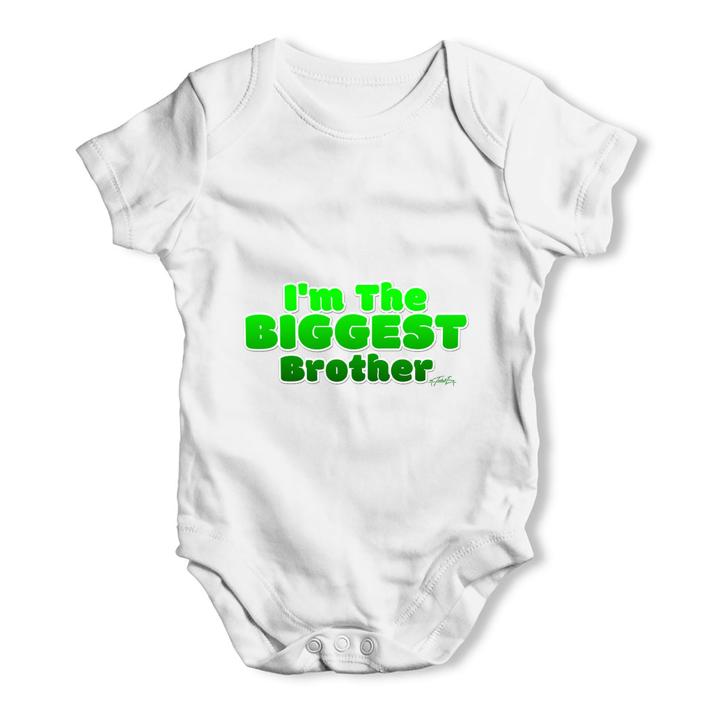 I'm The Biggest Brother Baby Grow Bodysuit