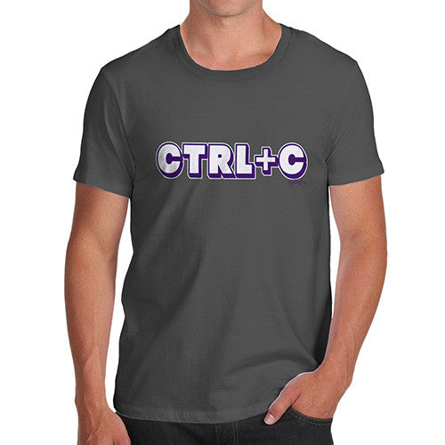 Men's Ctrl C Copy Twins T-Shirt