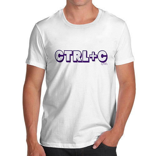 Men's Ctrl C Copy Twins T-Shirt