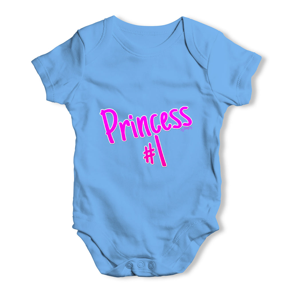 Princess Number 1 Baby Grow Bodysuit