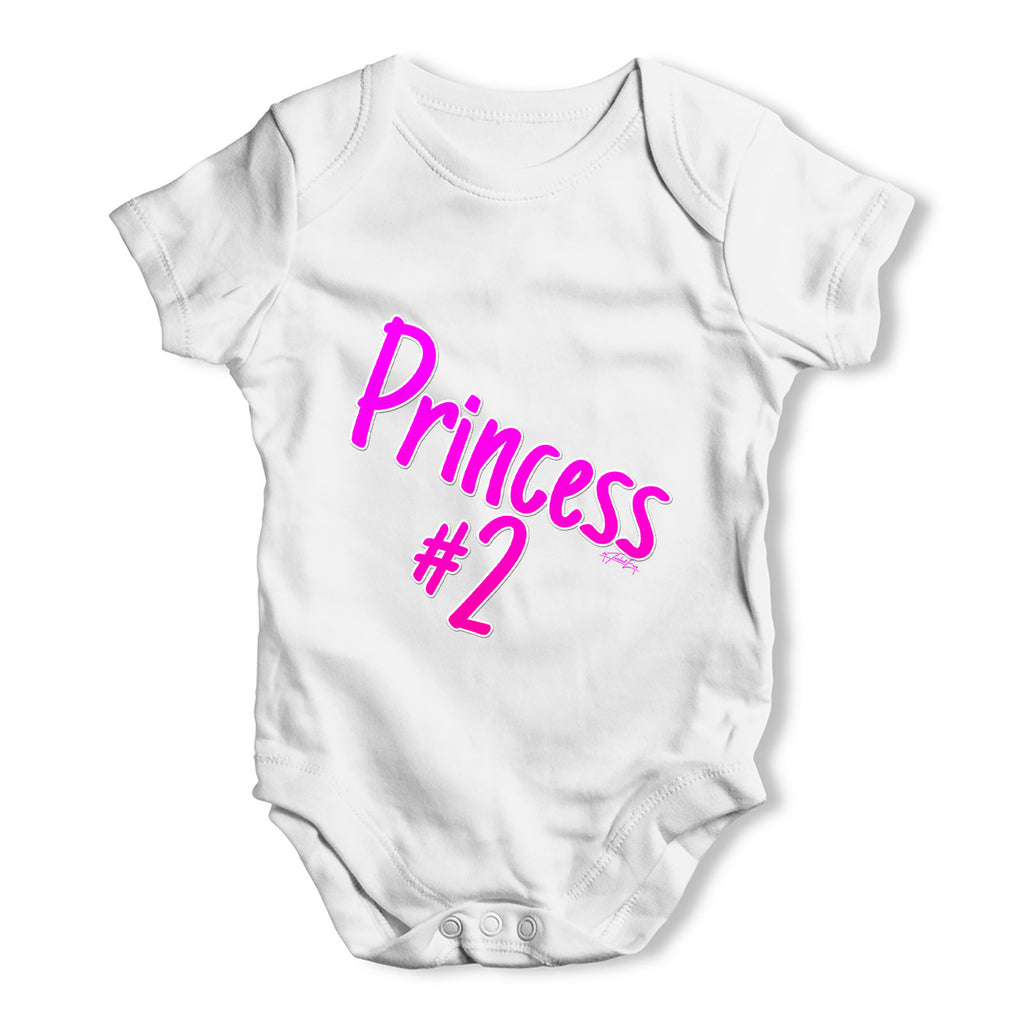 Princess Number 2 Baby Grow Bodysuit