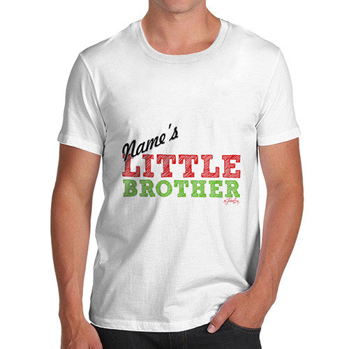 Men's Personalised Little Brother T-Shirt