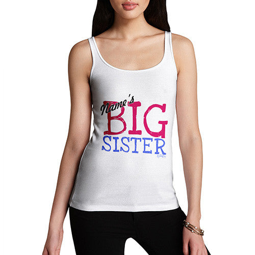 Women's Personalised Big Sister Tank Top