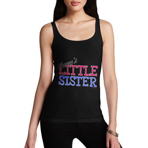 Women's Personalised little Sister Tank Top