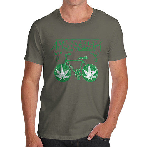 Men's Amsterdam Weed Bike T-Shirt