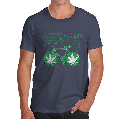 Men's Amsterdam Weed Bike T-Shirt