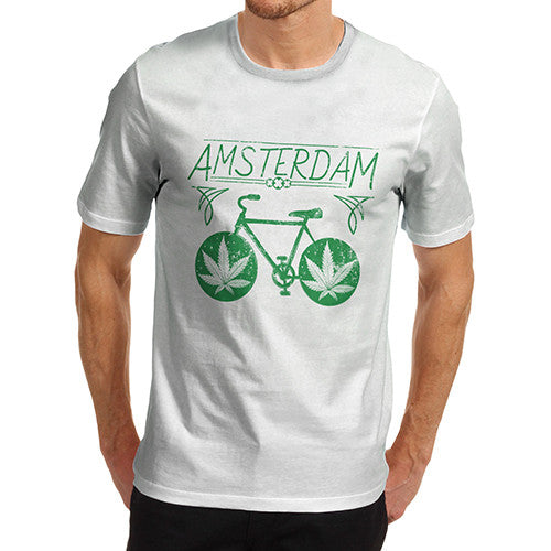 Men's Amsterdam Weed Bike T-Shirt