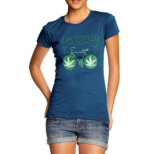 Women's Amsterdam Weed Bike T-Shirt