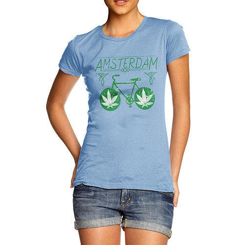 Women's Amsterdam Weed Bike T-Shirt