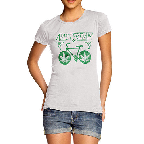 Women's Amsterdam Weed Bike T-Shirt