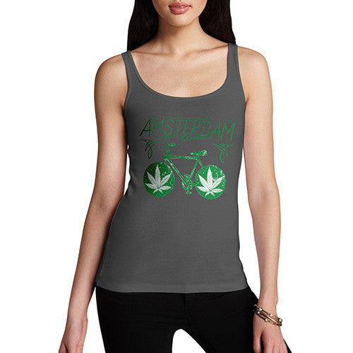 Women's Amsterdam Weed Bike Tank Top