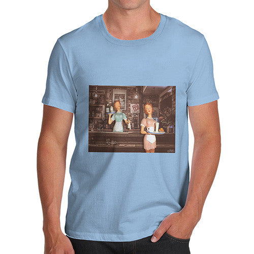 Men's Surreal Mom's Diner T-Shirt