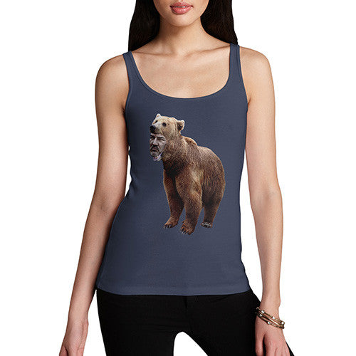 Women's Bear Face Tank Top